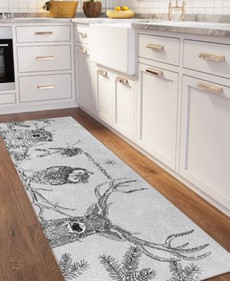 Wonderland Washable WN10 2'3x7'6 Runner Area Rug