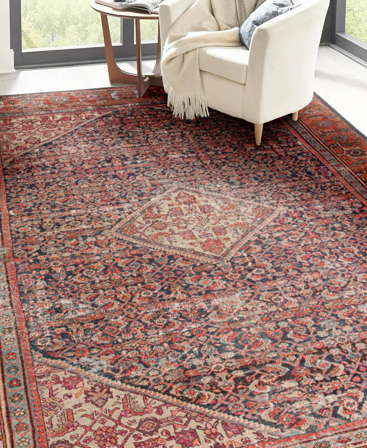 Dalyn Kars Ka4 8'x10' Area Rug In Red