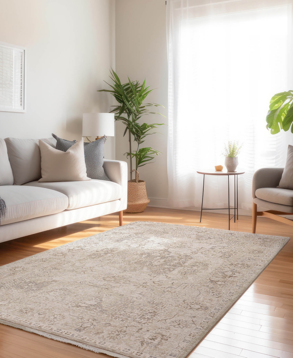Dalyn Cyprus Cy3 7'10x10' Area Rug In Beige
