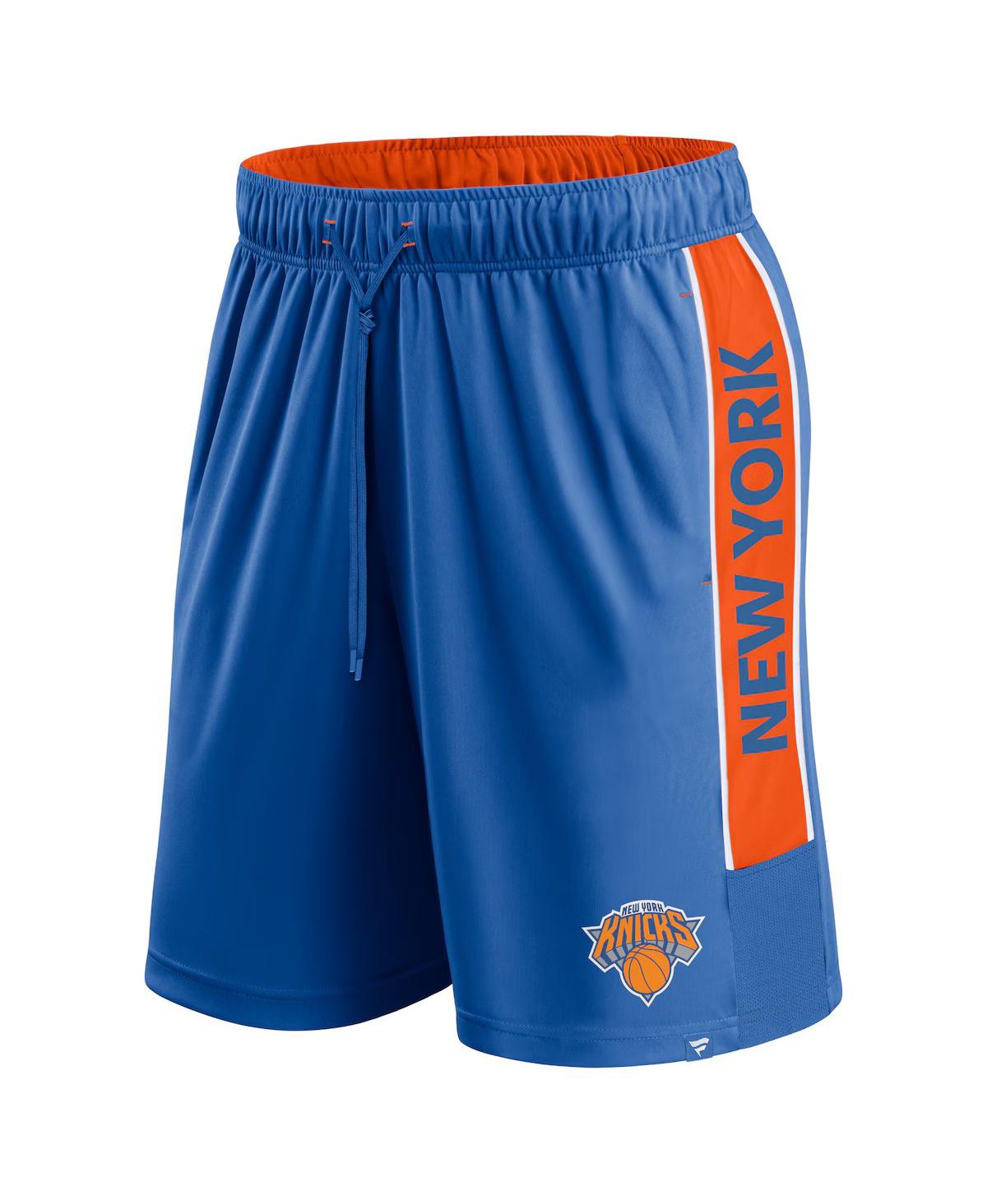 Shop Fanatics Men's Branded Blue New York Knicks Game Winner Defender Shorts