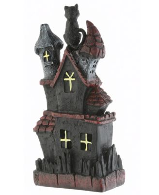 7" Pre-Lit Haunted House Decoration, LED Lights, Halloween Collection