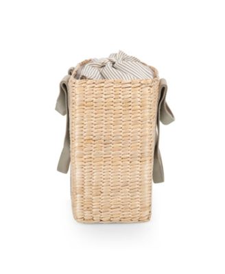 Parisian Woven Seagrass Insulated Tote Bag