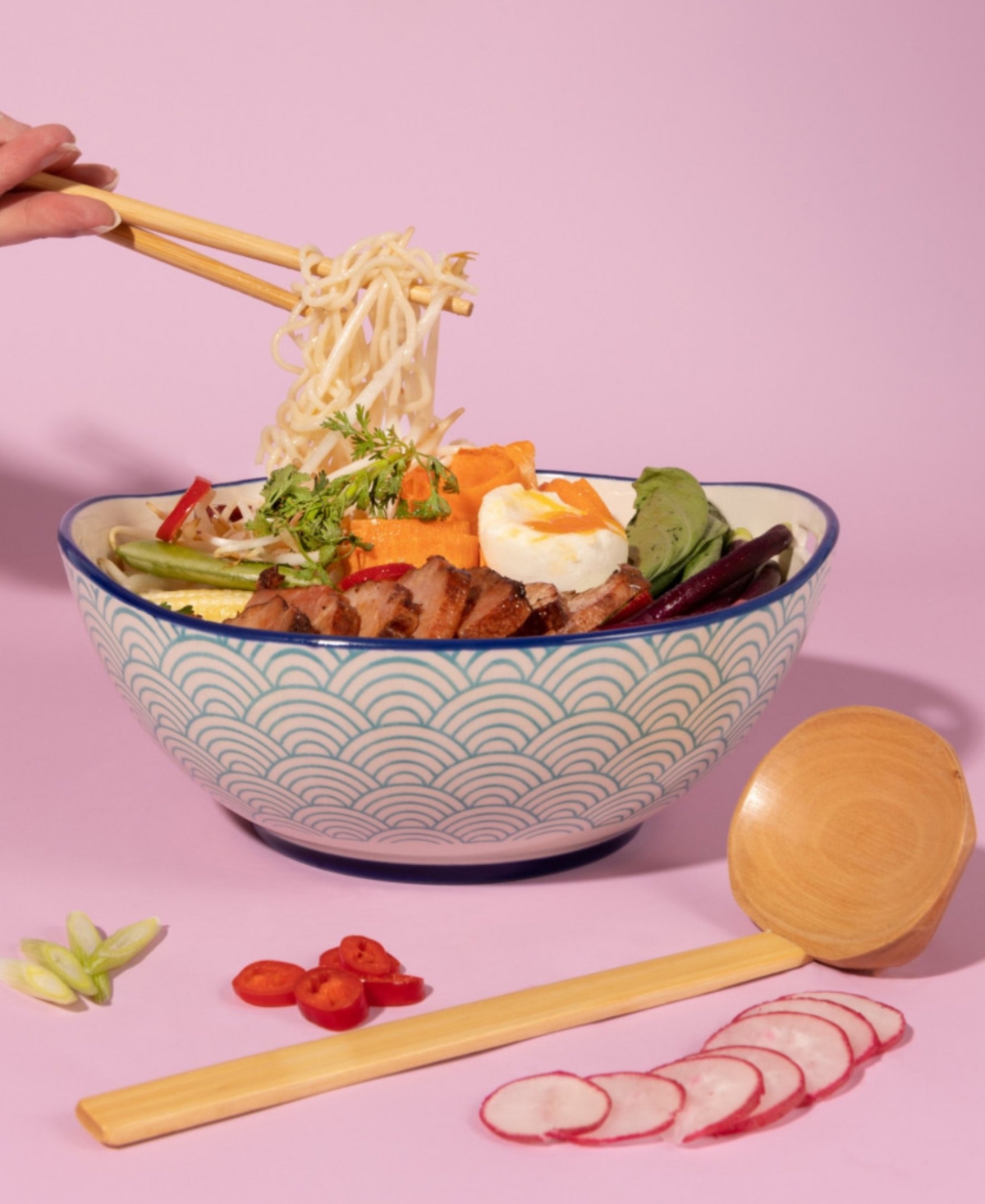 Shop Typhoon World Foods Noodle Soup Bowl In Multi