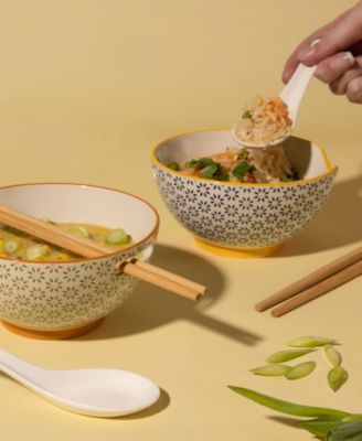World Foods Set of 2 Rice Soup Bowls