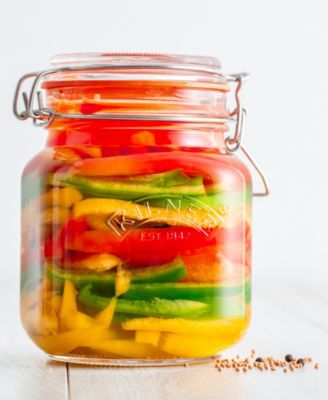 Set of 3 Square Clip Top Jars