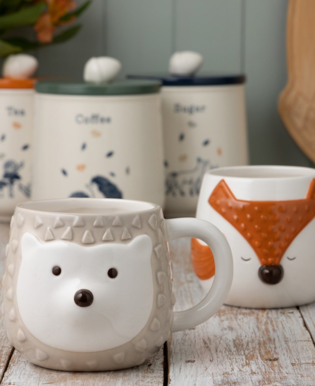 Price  &  Kensington Woodland 4 Piece Mug Set In Multi
