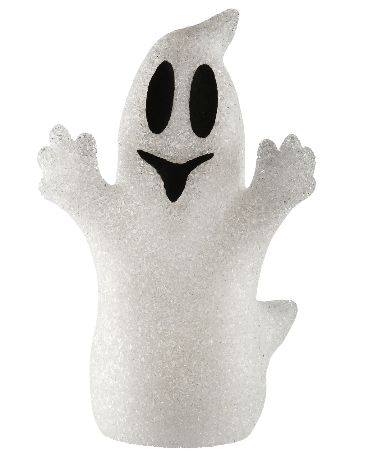 National Tree Company 9" White Ghost Decoration, Led Lights, Changes Color, Halloween Collection In White