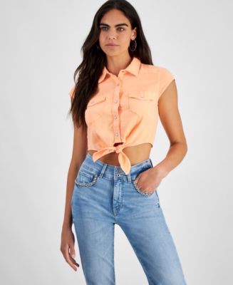 macys guess womens tops