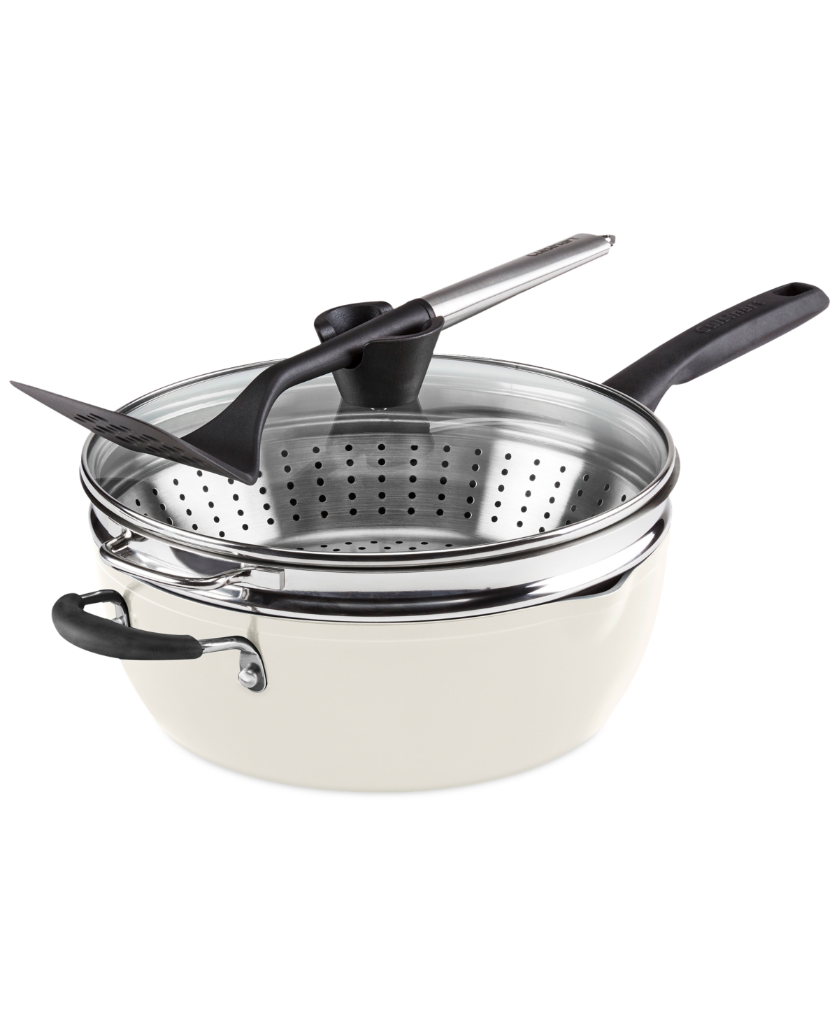 Cuisinart Ceramic Nonstick Preferred Pan 4-pc. Set In Cream