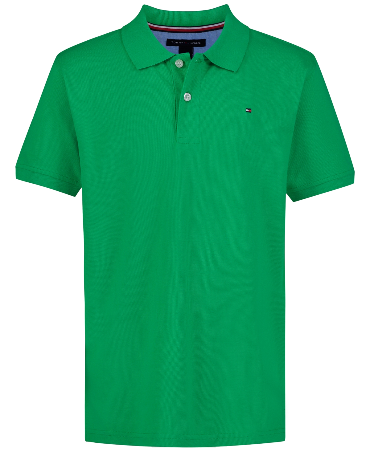 Tommy Hilfiger Kids' Little Boys Stretch Ivy Polo Shirt In Green