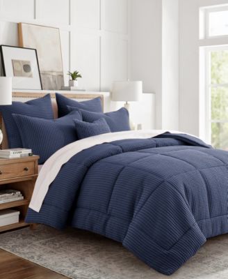 Mills Waffle Textured 2-Pc. Comforter Set, Twin/Twin XL