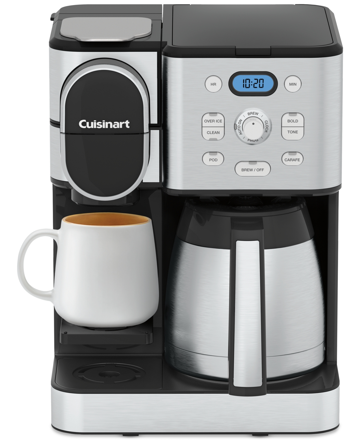 Cuisinart Coffee Center 10-cup Thermal Coffeemaker And Single-serve Brewer, Ss-21 In Black