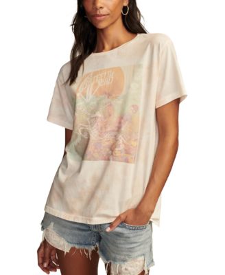 Lucky Brand - Women's Grateful Dead Skeleton Horse Cotton Boyfriend T-Shirt
