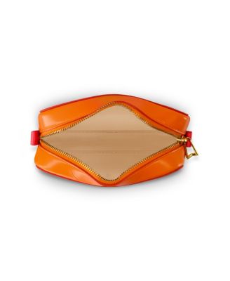Ombre Leather Crossbody Camera Bag