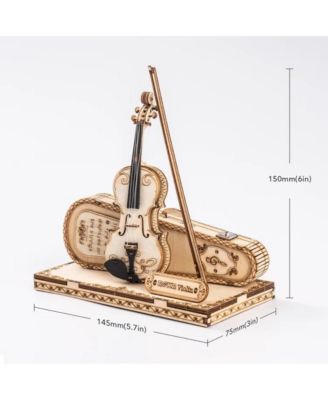 DIY 3D Wooden Puzzle - Violin Capriccio - 62 pcs