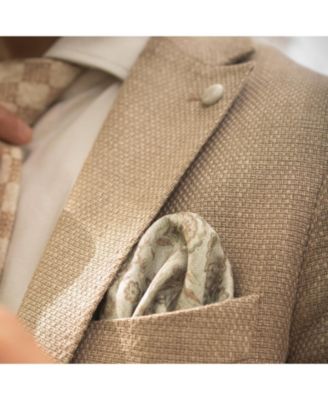 Men's Pascal - Double Sided Silk Pocket Square for Men