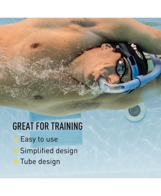 Glide Center Mount Snorkel for Lap Swimming Ocean Blue