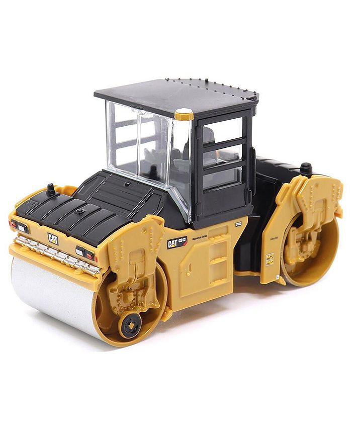 Diecast Masters 85595 - Cat CB-13 Tandem Vibratory Roller avec Cab, échelle 1:50, à partir de 14 Ans, en boîte métallique, Convient aux collectionneurs