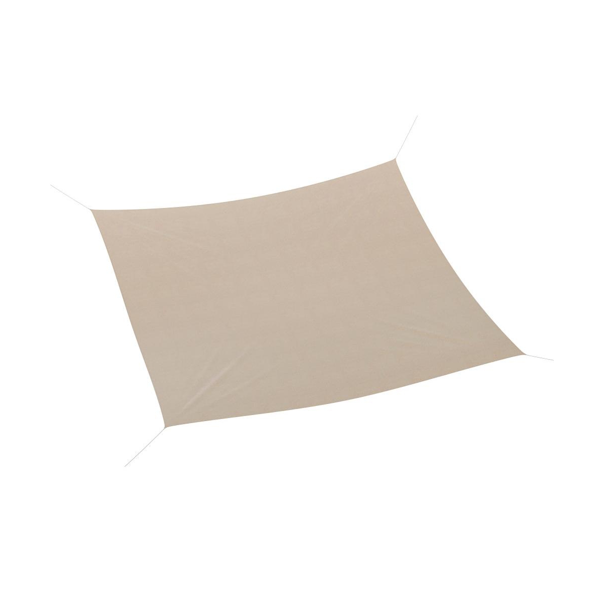 Pindo Sun Sail With Nylon Anchor Ropes - Sand