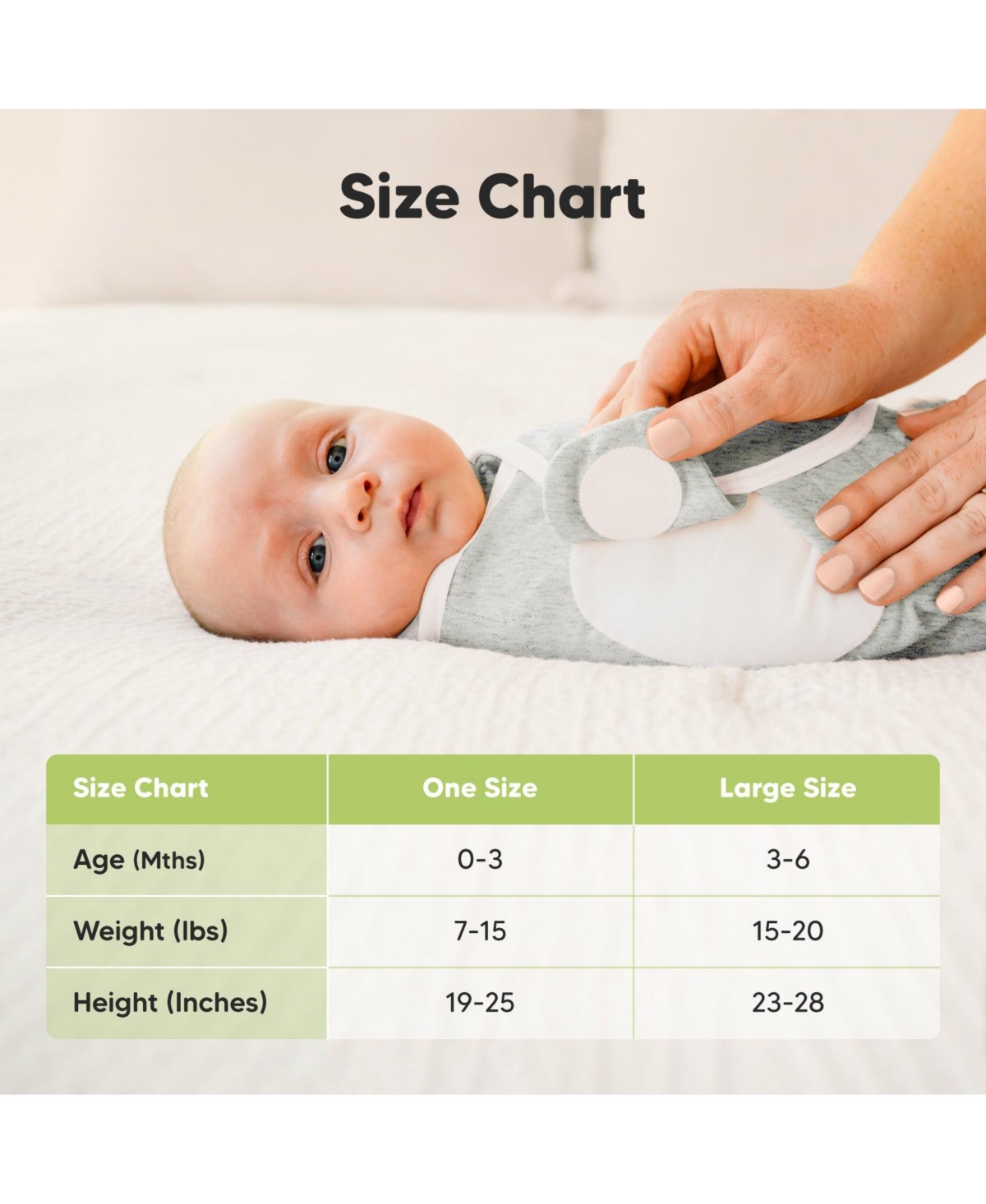 KeaBabies 3pk Soothe Zippy Baby Swaddles 0-3 Months, Newborn Sleep Sacks, Zipper Swaddle, Wearable Swaddle Blanket