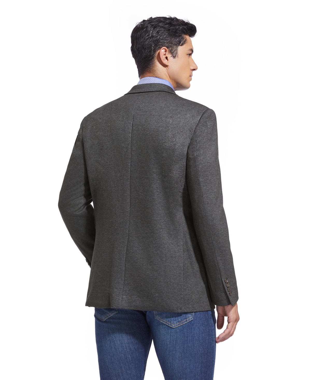 Duchamp London Men's DuchampSolid Stretch Sport Coat - Charcoal
