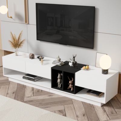Stylish TV Stand with Perfect Storage for 80" TVs
