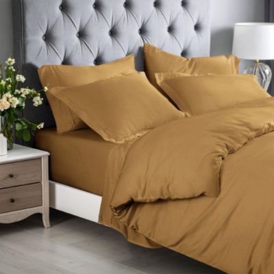 300-TC Silky Soft Rayon from Bamboo 3Pc Duvet Cover Set, Full/Queen