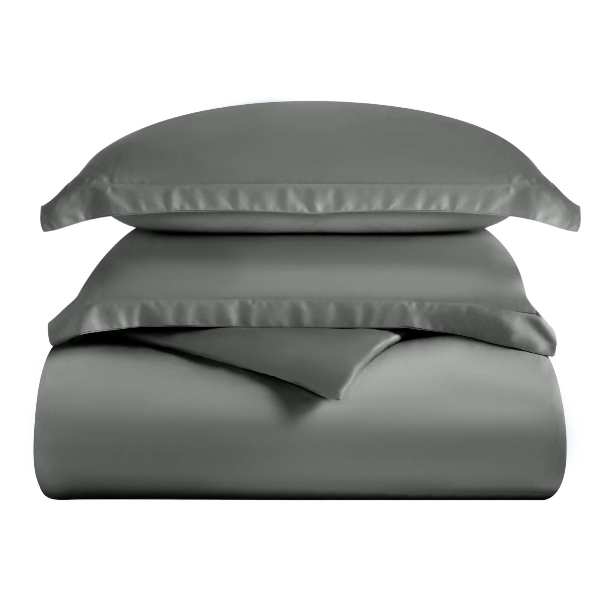 Superior Rayon From Bamboo 300 Thread Count Solid Duvet Cover Set,