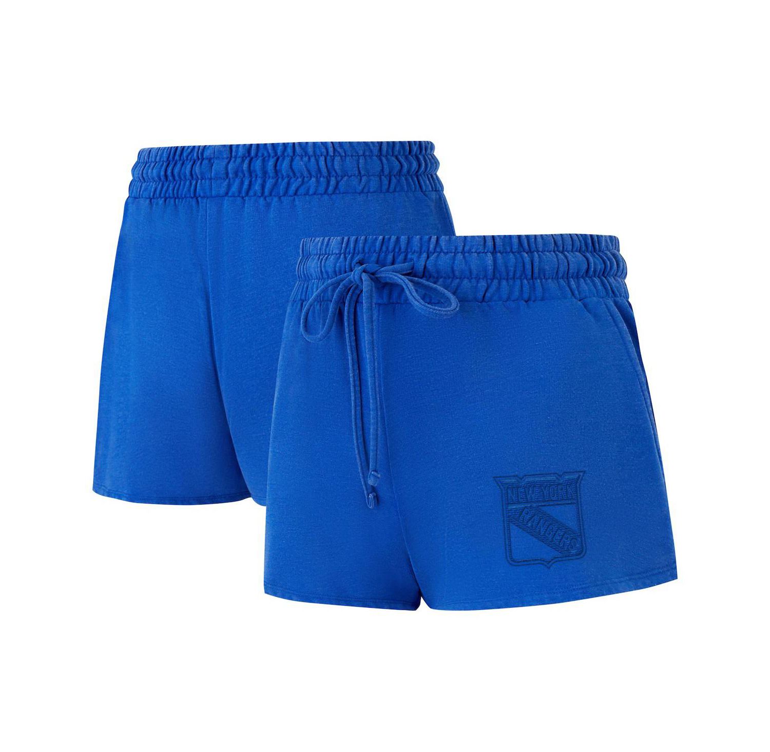 Women's Blue New York Rangers Volley Fleece Shorts