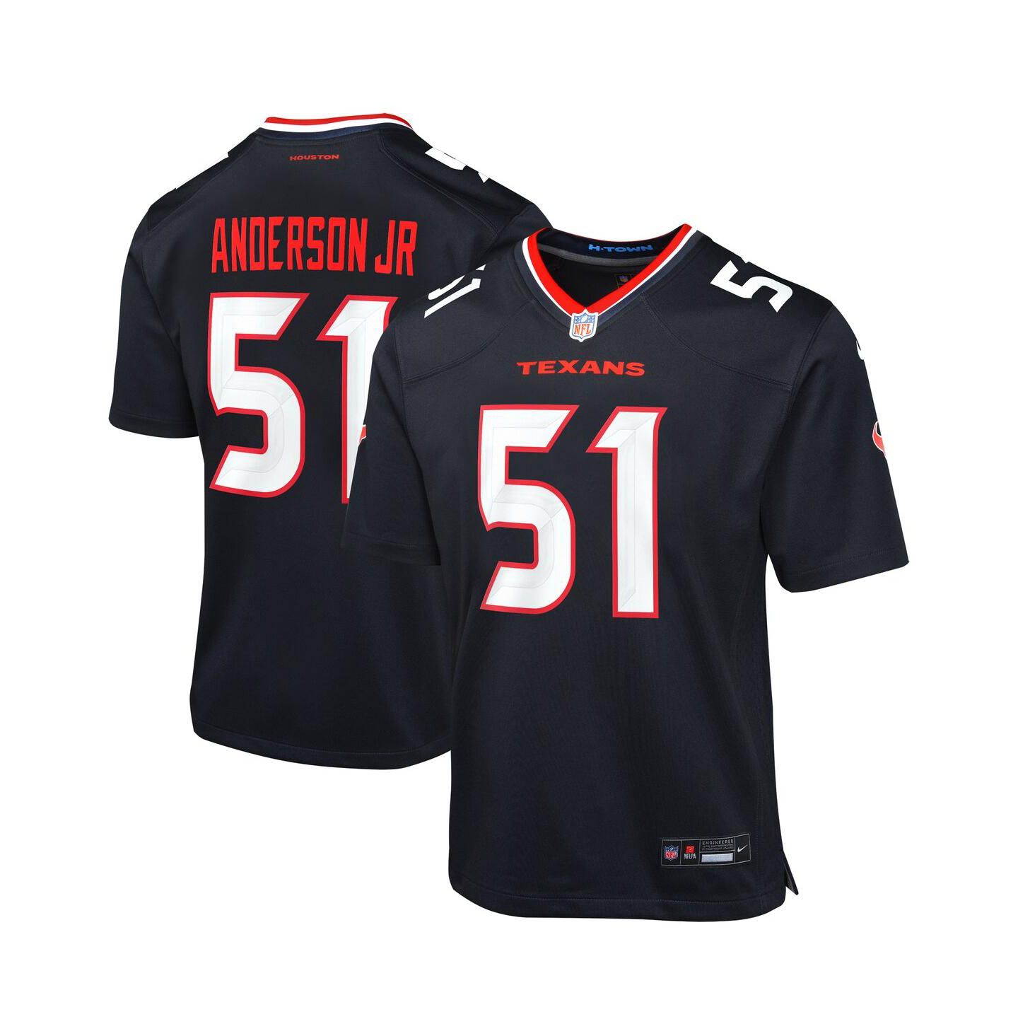 Детское джерси Nike Will Anderson Jr. Houston Texans Alternate Game, цвет: Тёмно-синий — фото 1