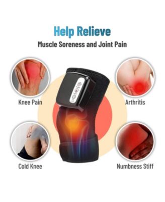 Cordless Knee Heating Brace Massager with Heat and Vibration