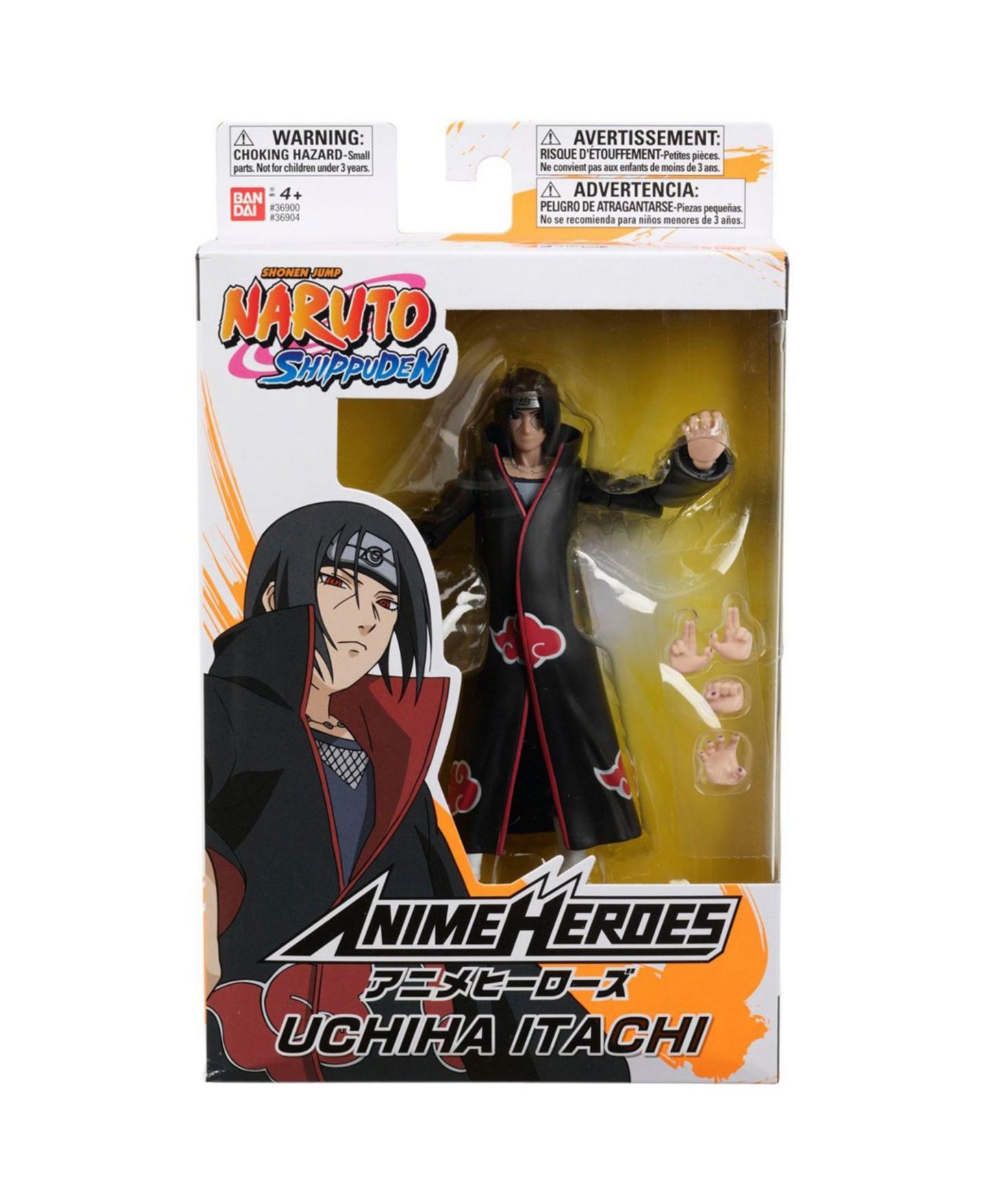Детская фигурка Bandai Anime Heroes Naruto Shippuden Itachi Uchiha Action Figure — фото 2