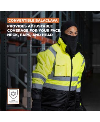 Men's Convertible Black Balaclava