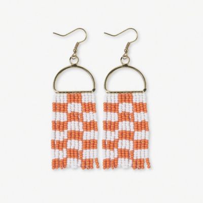 Allison Beaded Fringe Earrings