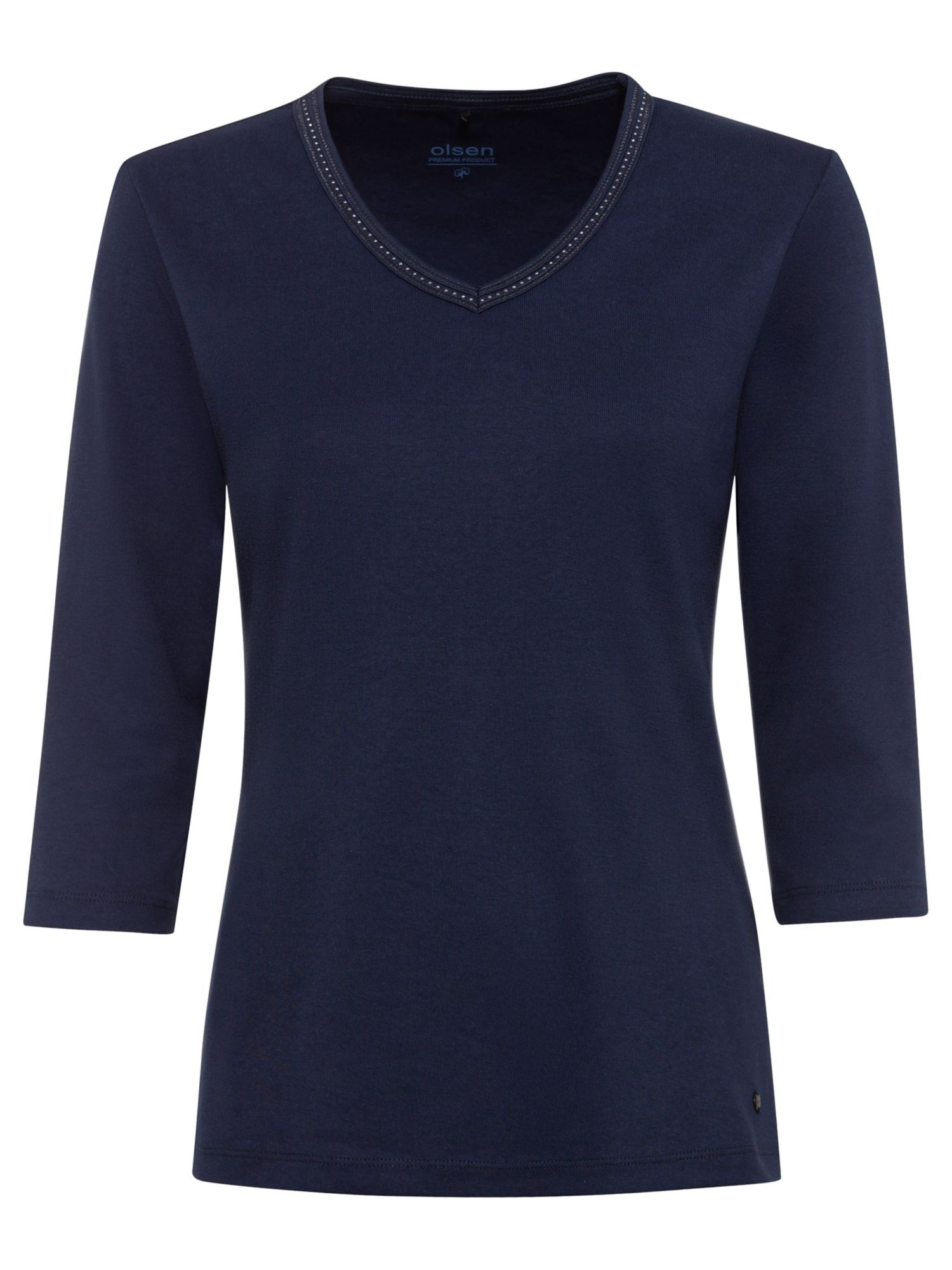 Women's Embellished V-Neckline T-Shirt