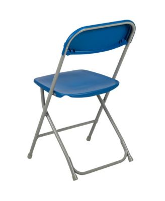 Set Of 10  650 Llb Weight Capacity  Plastic Stackable Folding Plastic Chairs