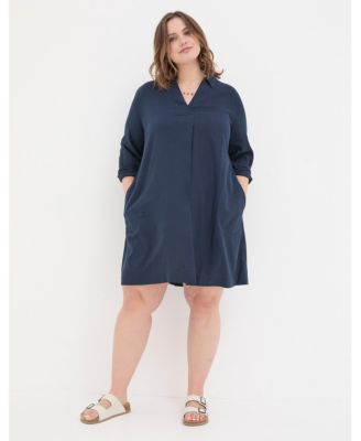 FatFace Women's Mina Linen Blend Tunic Dress - Macy's