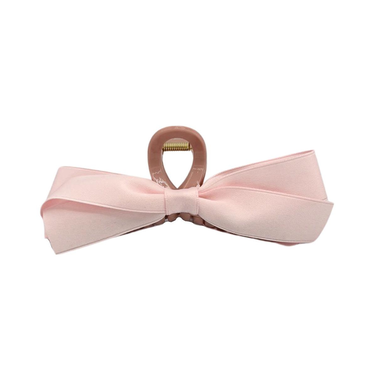 Large Bow Clip - Pink - Pink