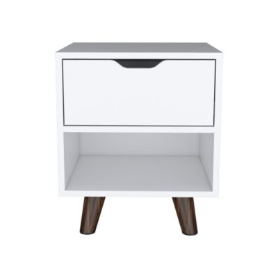 Streamdale Nightstand Carleen, Bedroom, White
