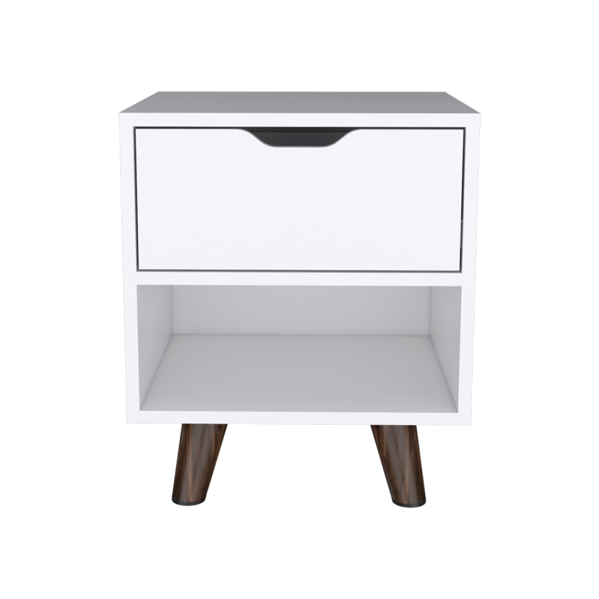 Simplie Fun Nightstand Carleen, Bedroom, White