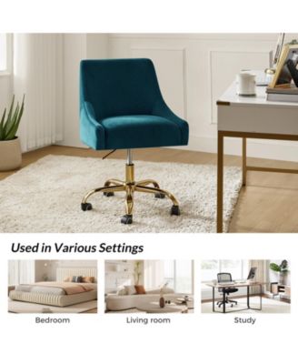 Modern Cute Desk Chair with Adjustable Swivel