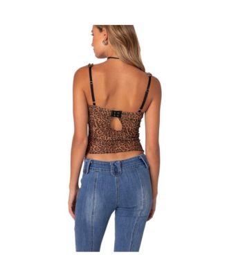 Women's Lidia Sheer Mesh Bra Top