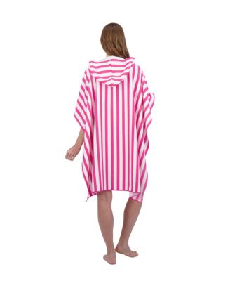 Terry Ruana with Hood - French Stripes