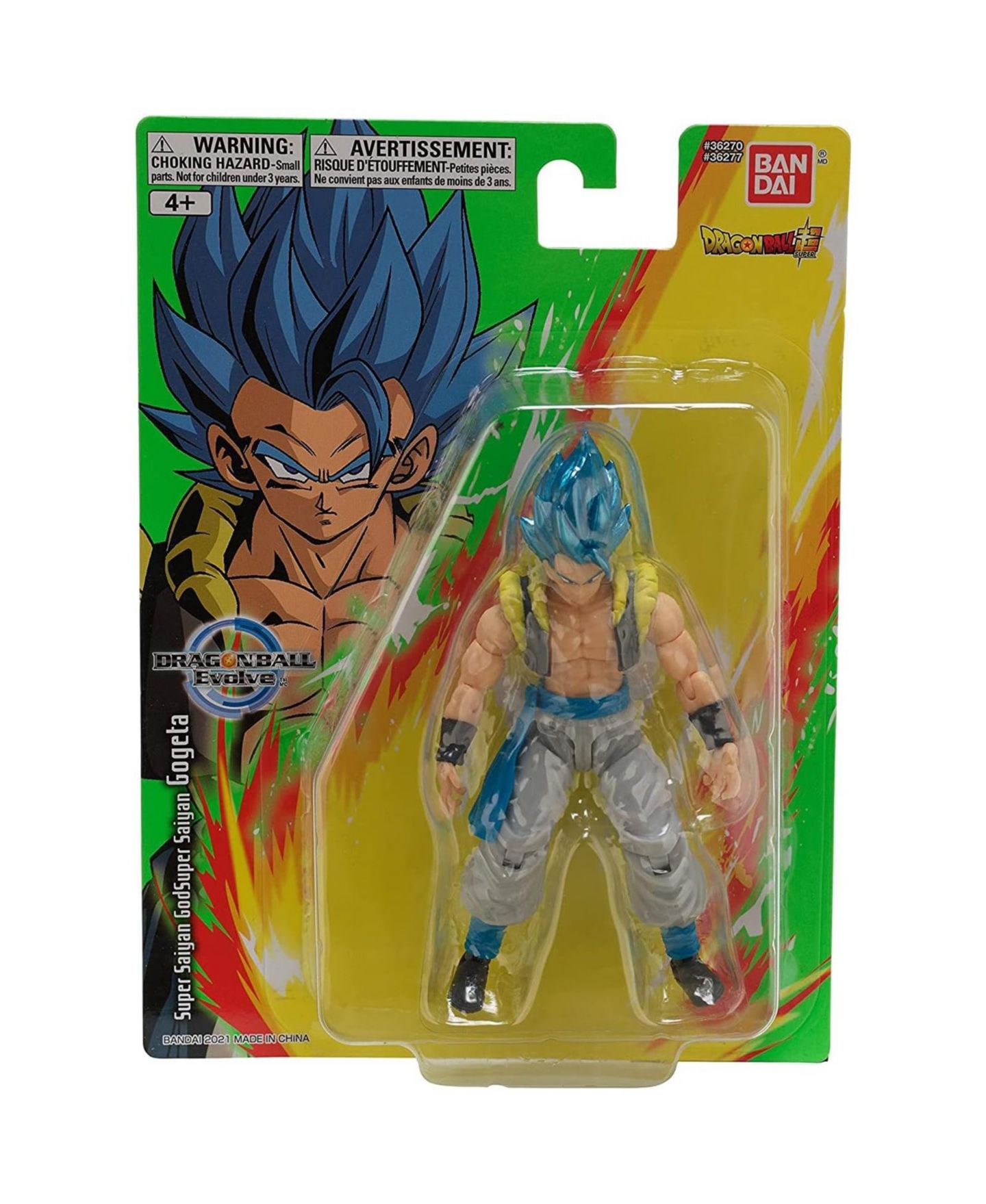 Детская фигурка Bandai Dragonball Super Evolve Ssgssj Gogeta 5 Inch Figure — фото 2