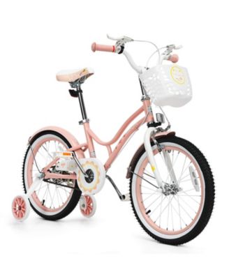 SUGIFT 18 Inch Kids Adjustable Bike with Training Wheels Macy s