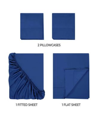  300-TC Cooling Modal Solid Deep Pocket 4-Piece Sheet Set, Queen