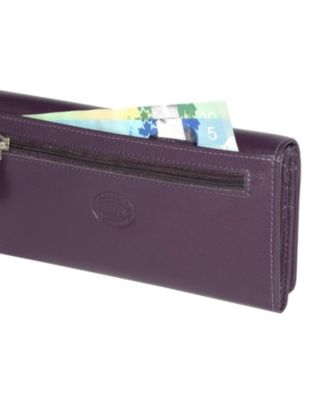 Ladies Leather Expander Clutch Wallet