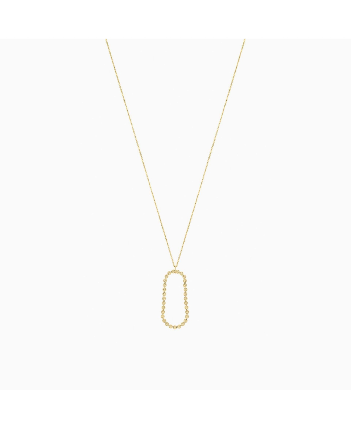 Eloise Circular Pendant Necklace - Gold