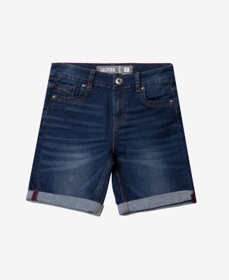 Little Boys Roll-Up Denim Shorts 2-Pack
