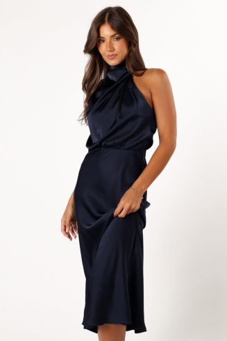 Petal and Pup Women's Anabelle Halter Neck Midi Dress - Macy's